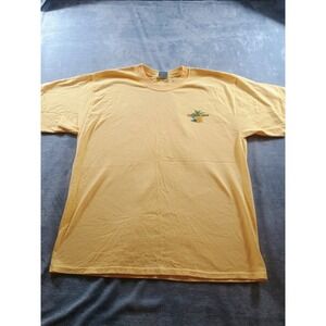 Caribbean Soul Mens T-Shirt‎ Gaylord Palms Yellow XL Graphic Tee
